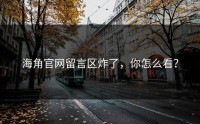 海角官网留言区炸了，你怎么看？